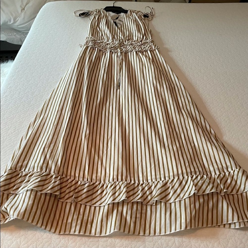 Robert Rodriguez Mariel Striped Midi Sundress, NWT From Barney’s New York - Picture 8 of 16